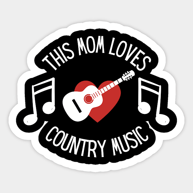 This Mom Loves Country Music Sticker by NICHE&NICHE